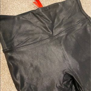 Spanx faux leather leggings